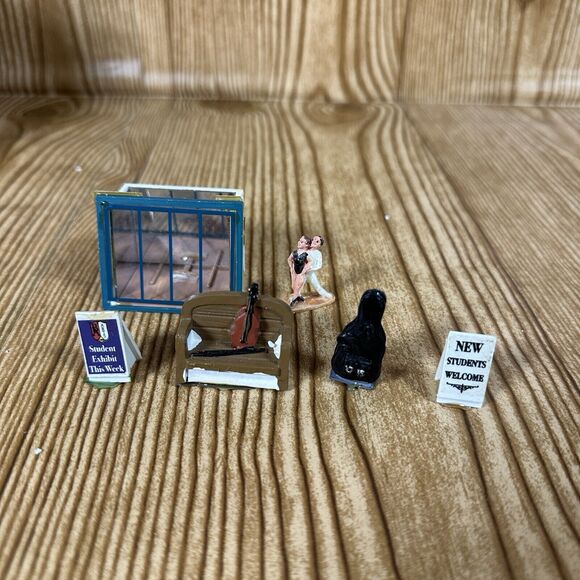 Lemax Village Collection Caddington Village Bradley Academy of Arts Building - Picture 8 of 16